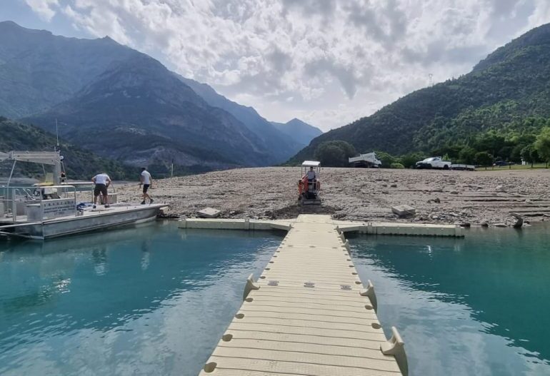 Lac de Serre-Ponçon Touché, mais pas coulé